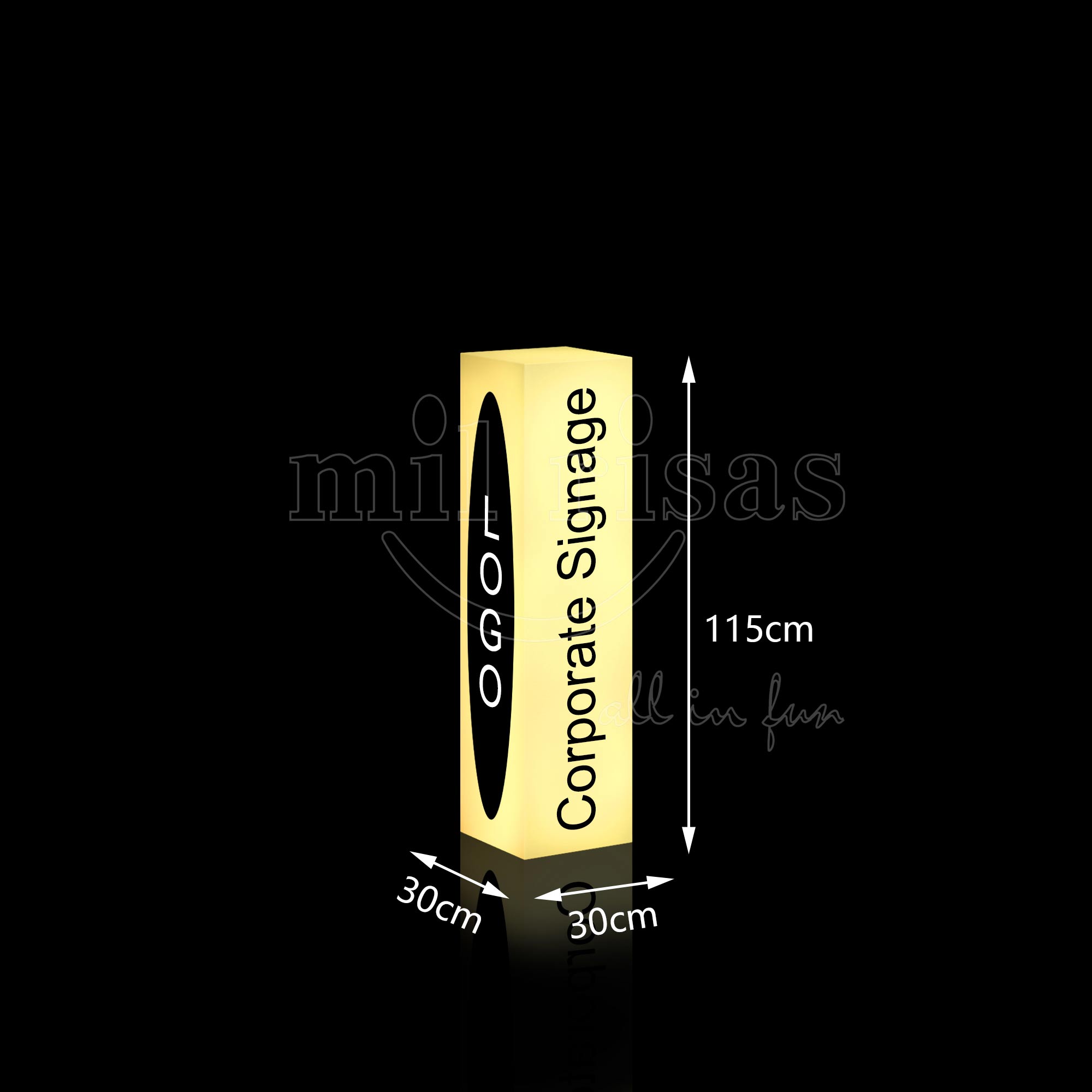 Personalized Lights Column Light