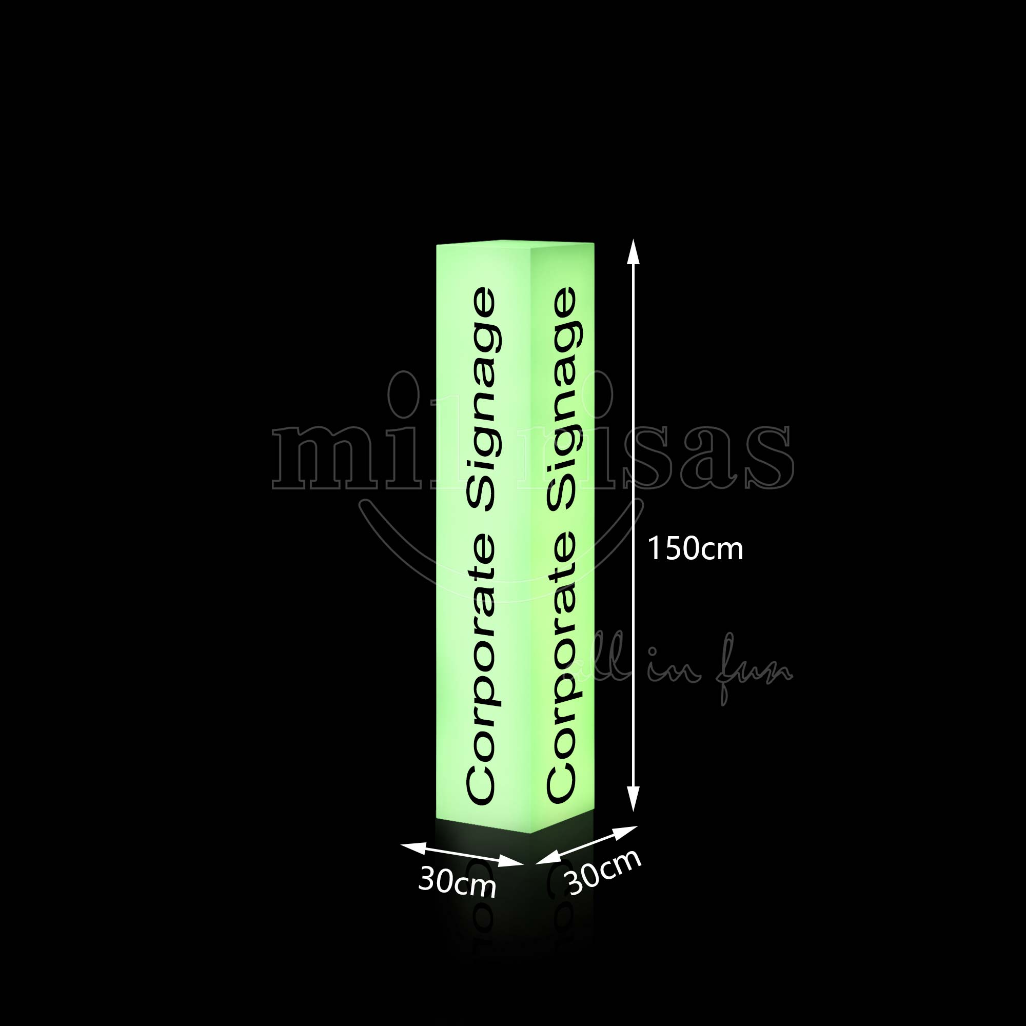 Personalized Lights Column Light