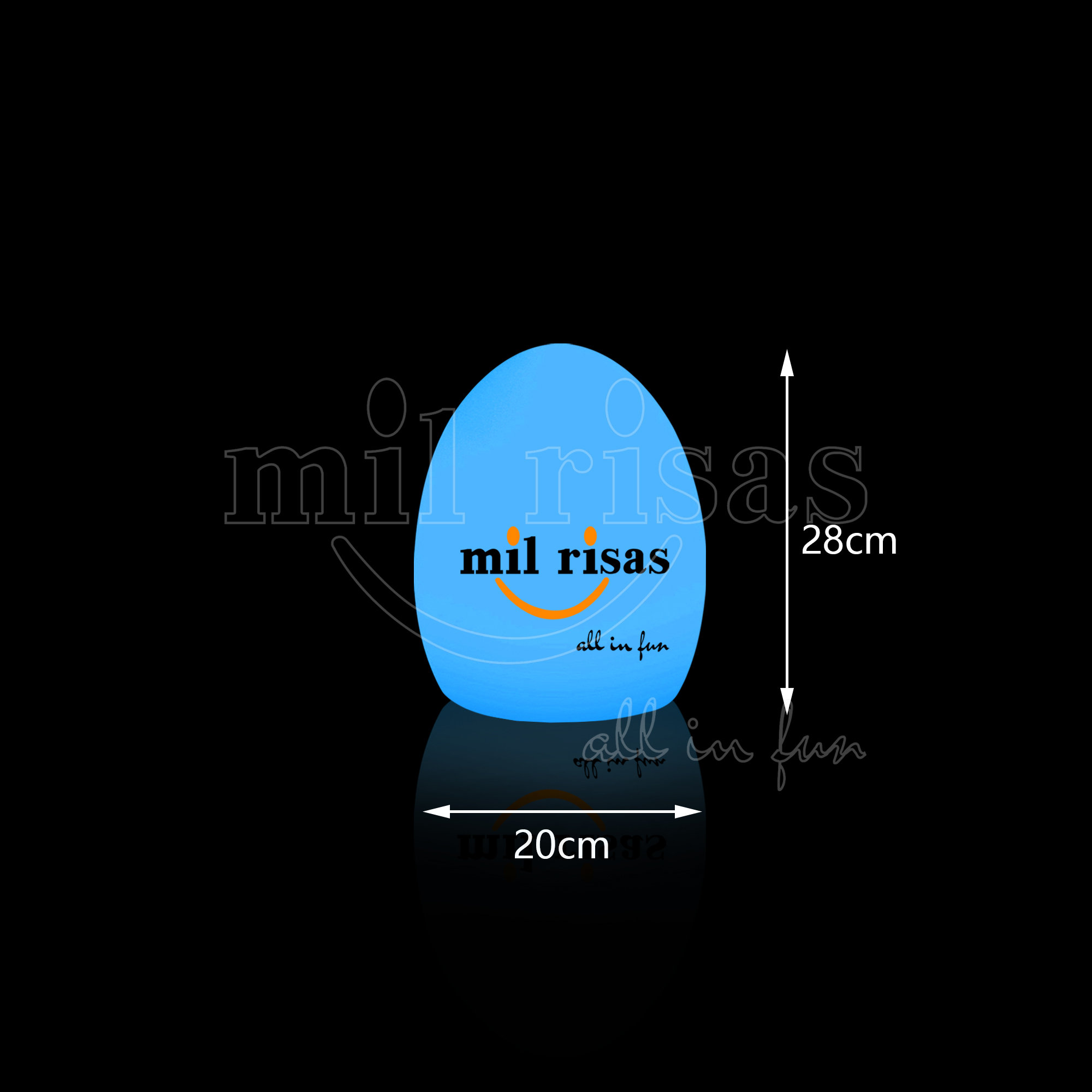 Egg Mood Colour Changing Lamp Event Centerpieces Custom Lamp