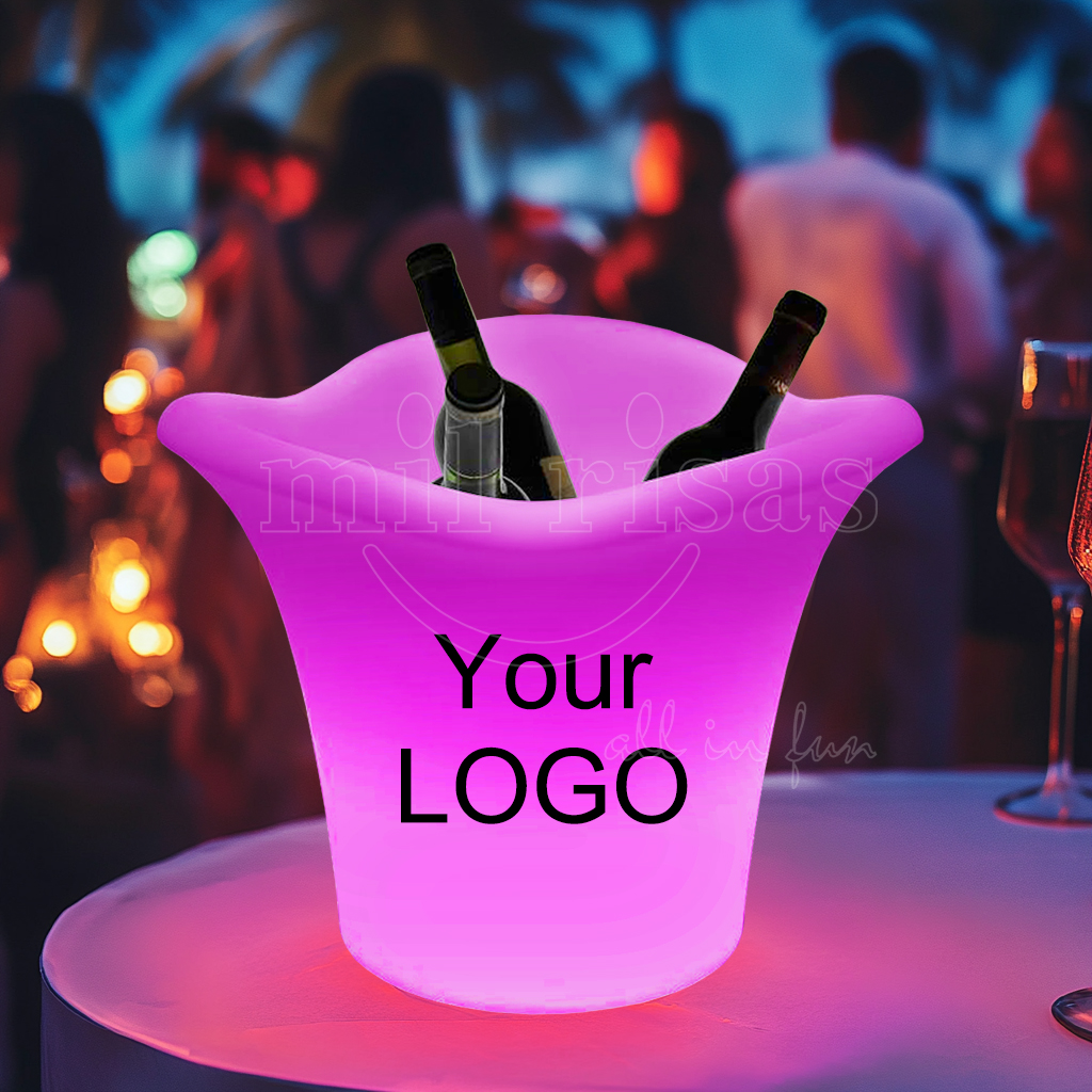 LED Wine Ice Bucket with Tailored Logo