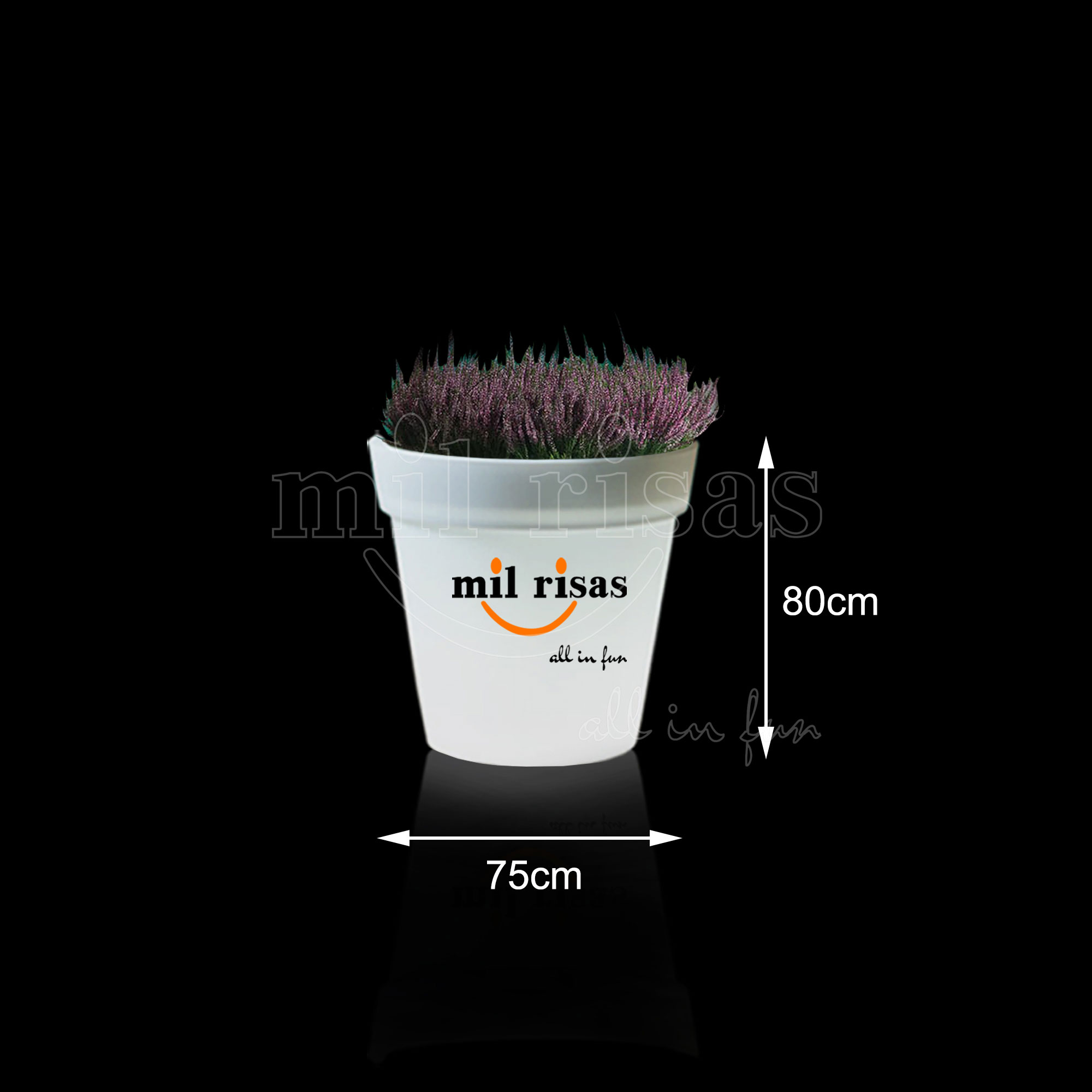Personalized RGB Illuminated Garden Planter
