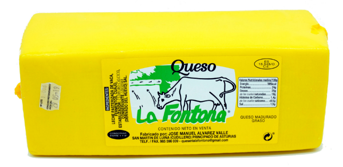 Extra quality bar cheese