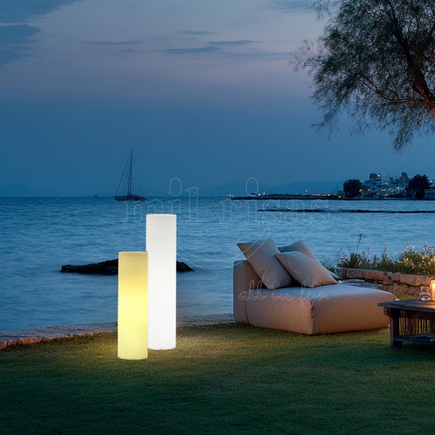 LED Cylinder Floor Lamp Outdoor Landscape Lighting