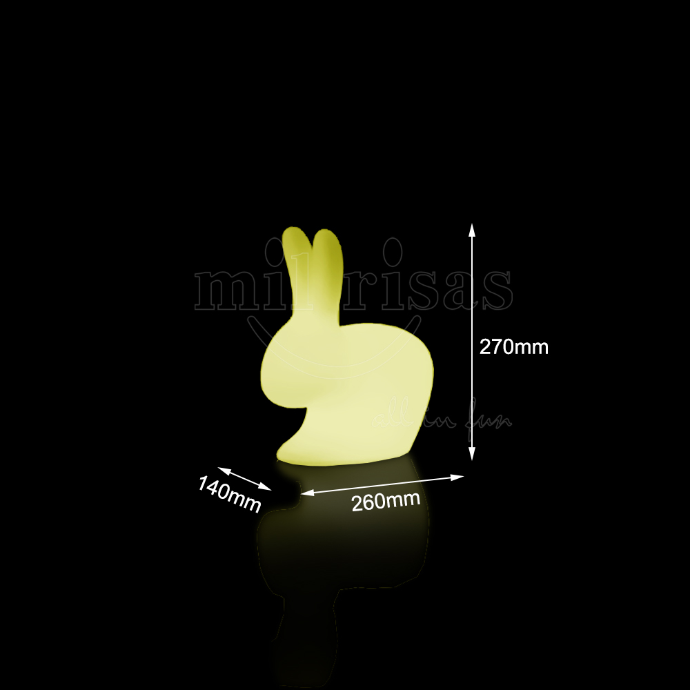 Animal Lights Cute Small Rabbit Shape Night Lamp For Children