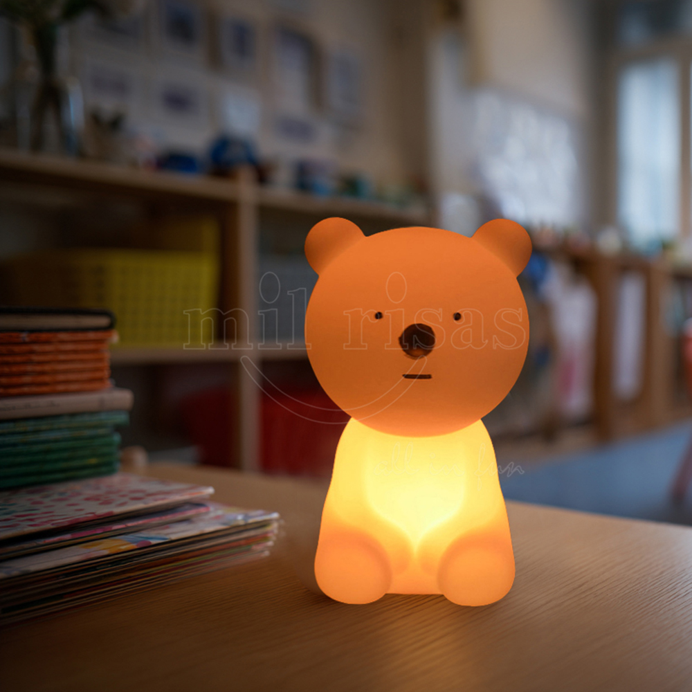 Animal Table Lamp Bedside Small Bear Touch Lamp For Kids