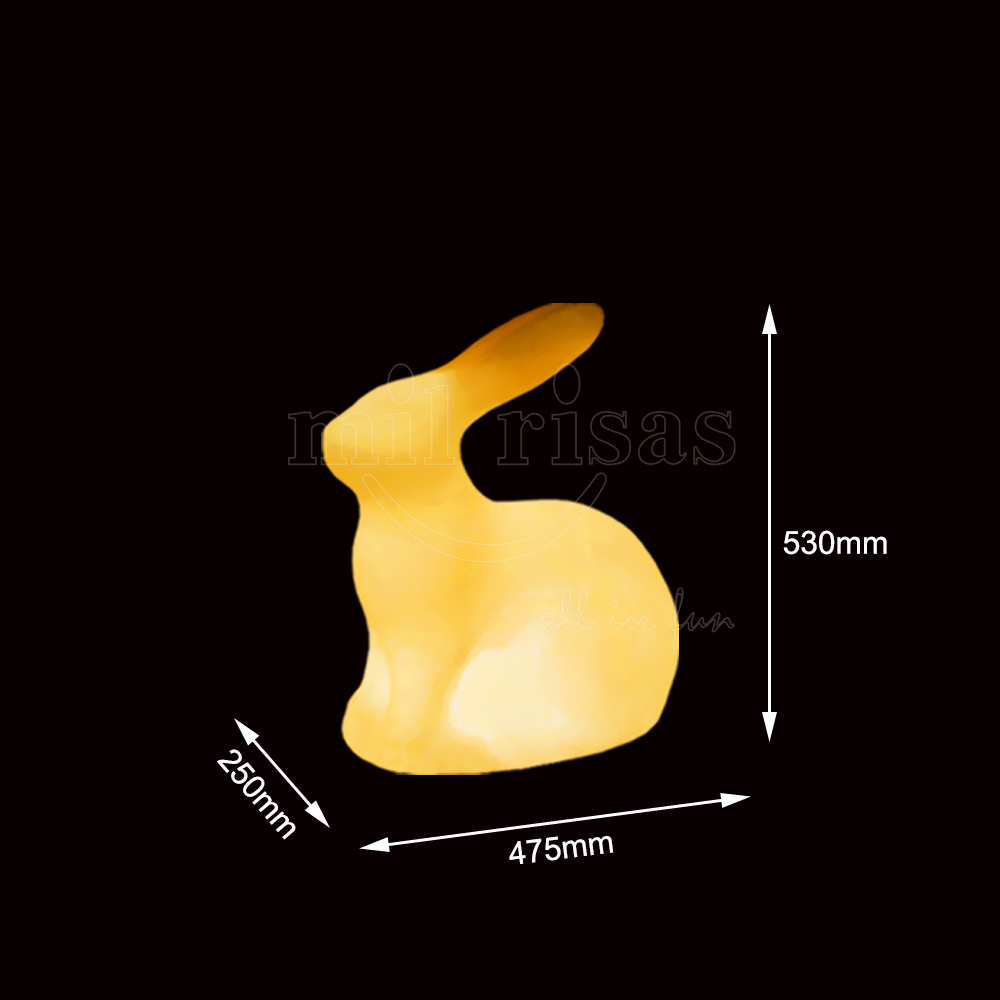 Moon Worship Rabbit Lamp Animal LED Light