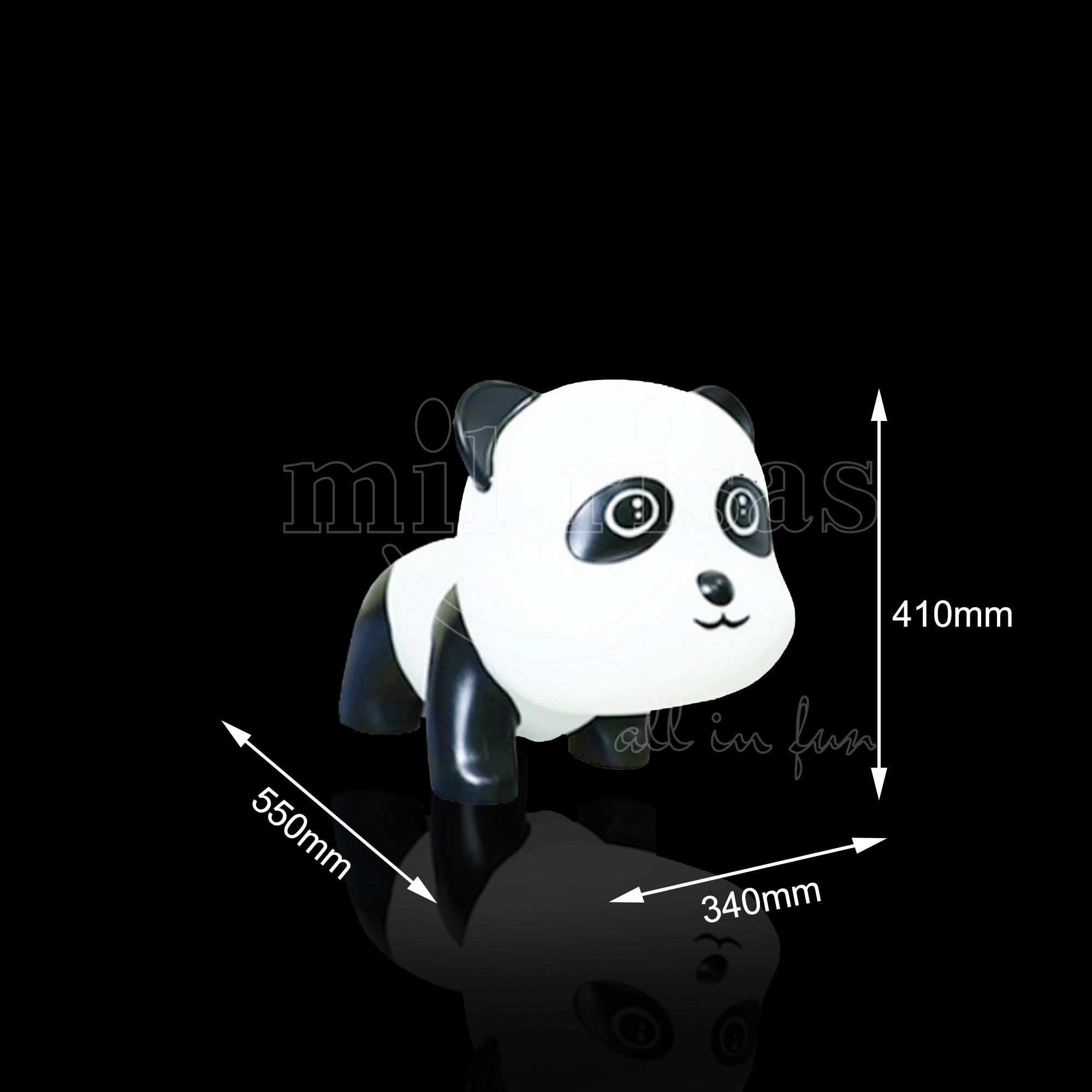 Panda Shape Table Lamp Animal LED Lights For Nursery Home Decoration