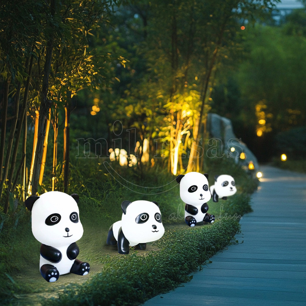 LED Panda Shape Animal Light With Color Changing Decor Lamp