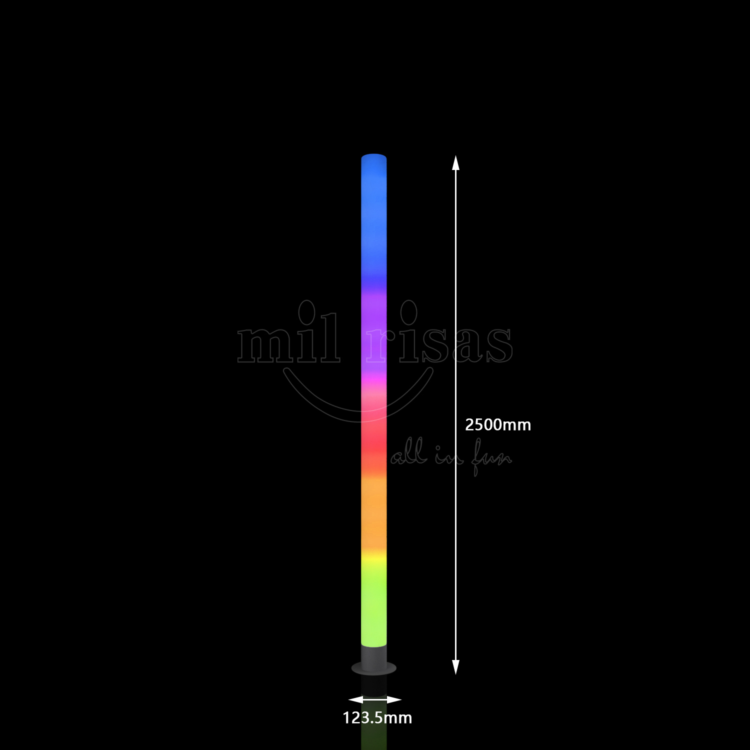 Dynamic RGB Light Colour Changing Glow Columns