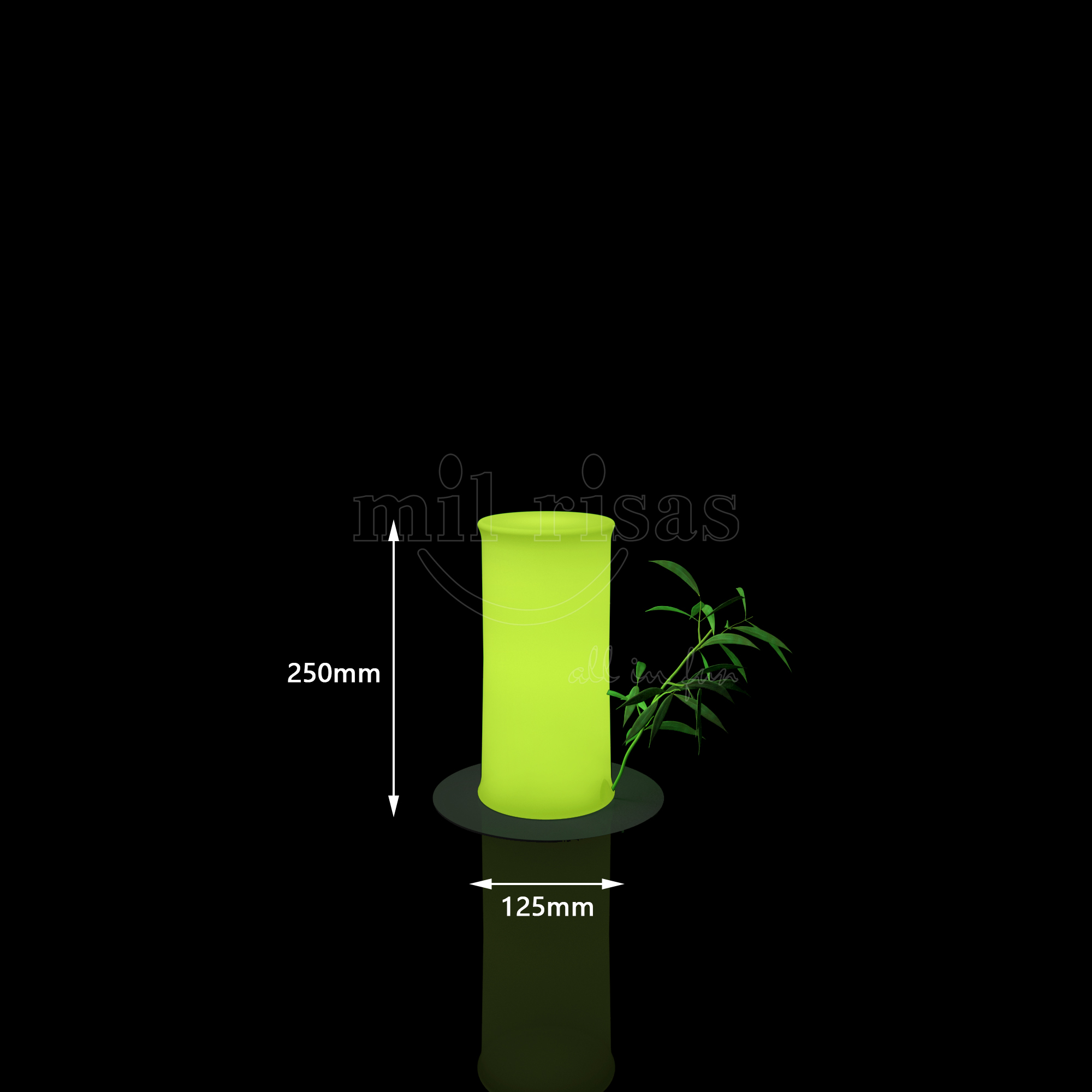 Glowing Bamboo LED Landscape Lights
