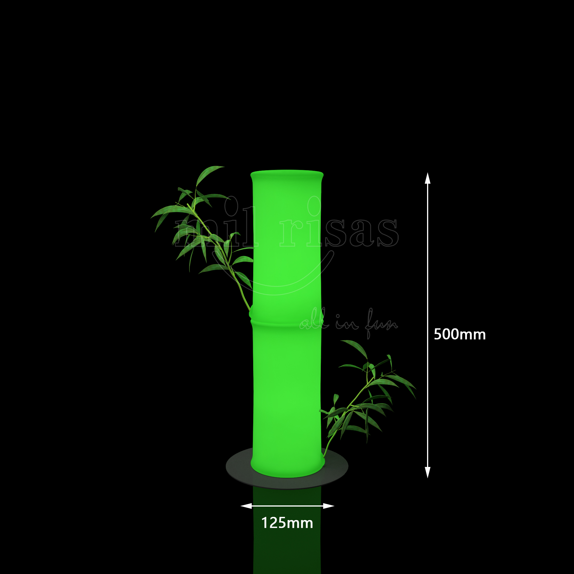 Glowing Bamboo LED Landscape Lights