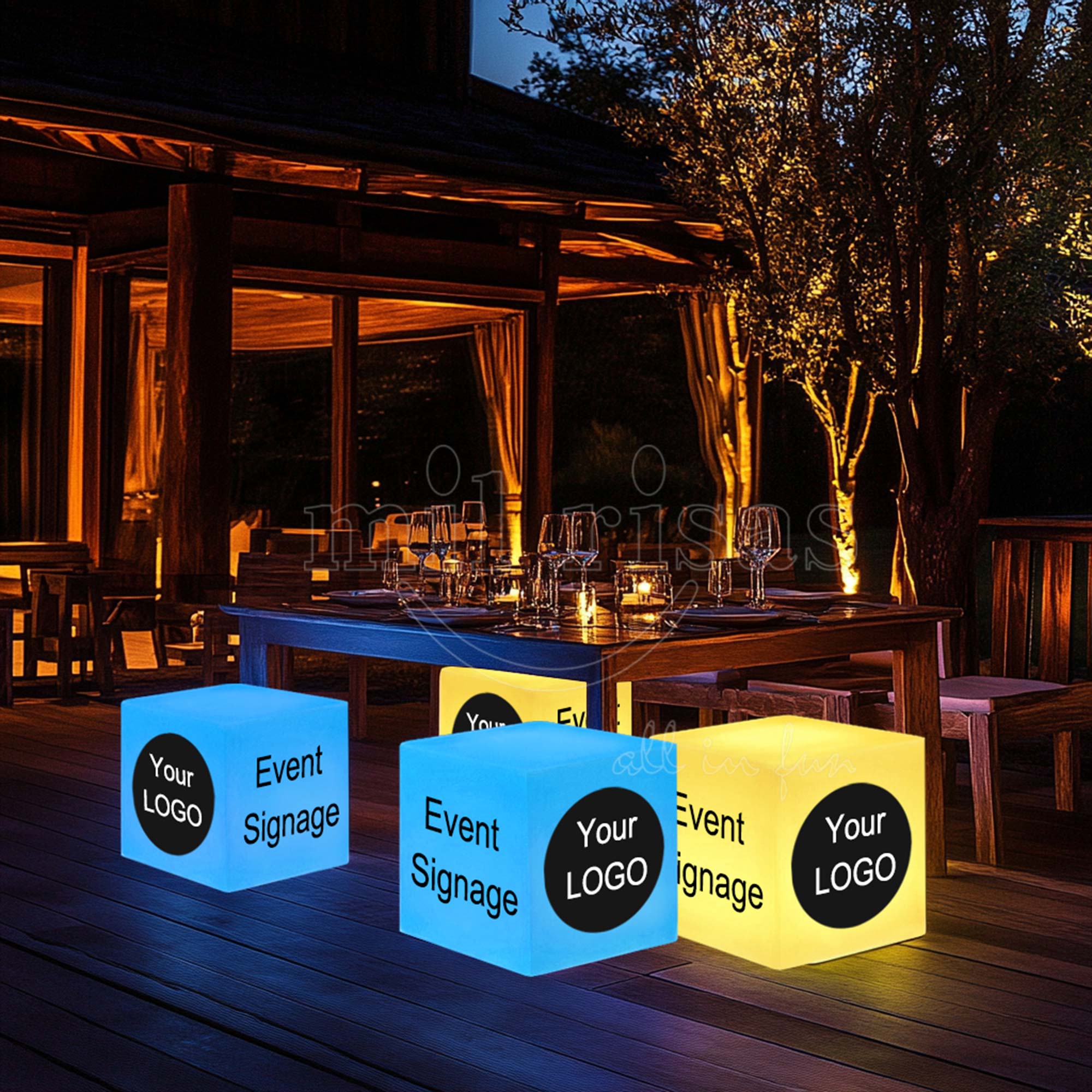Custom Lamp Glow Cubes