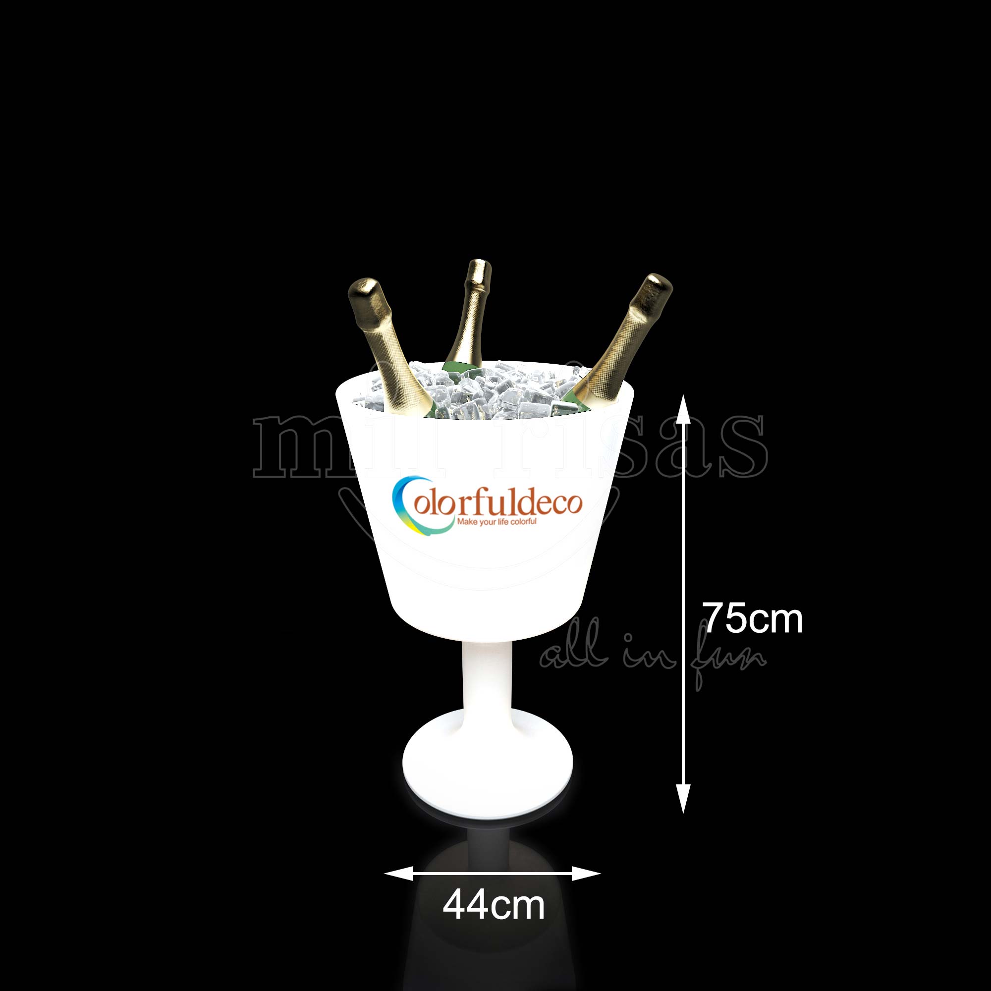 Personalized LED Champagne Ice Bucket