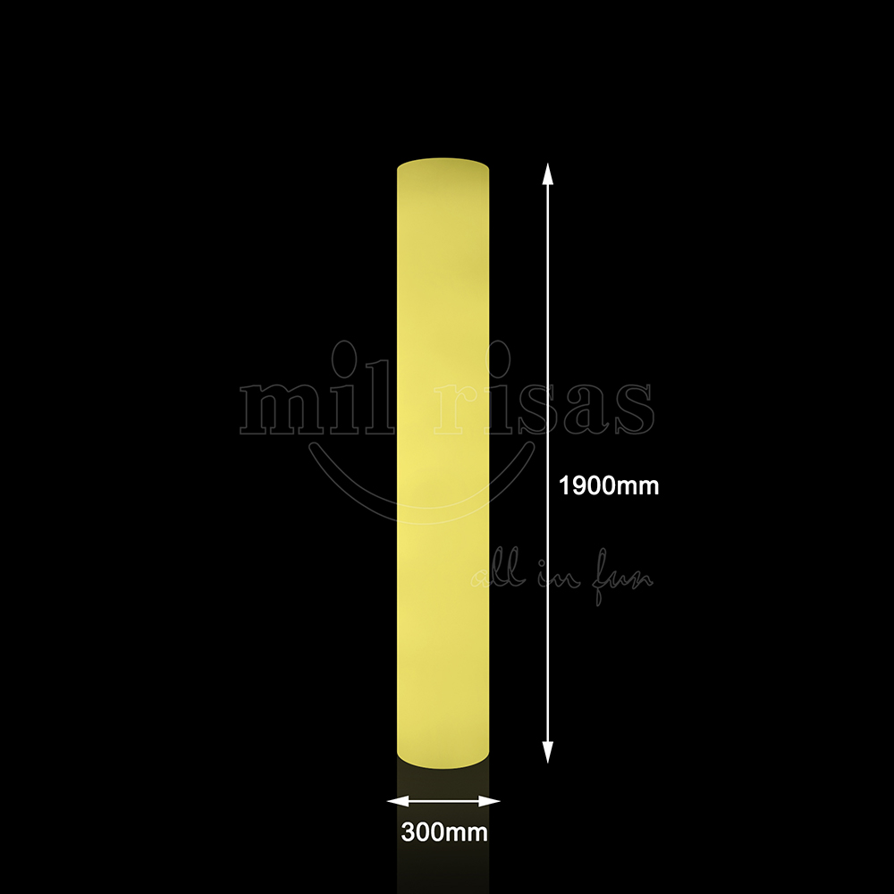 LED Battery Floor Lamp Rechargeable Cylindrical Lights Outdoor