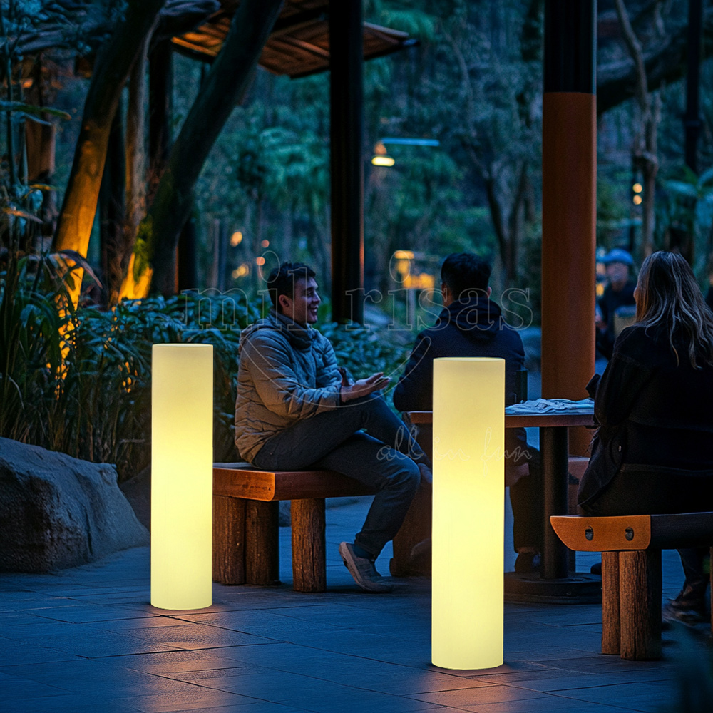 LED Cylinder Floor Lamp Outdoor Landscape Lighting