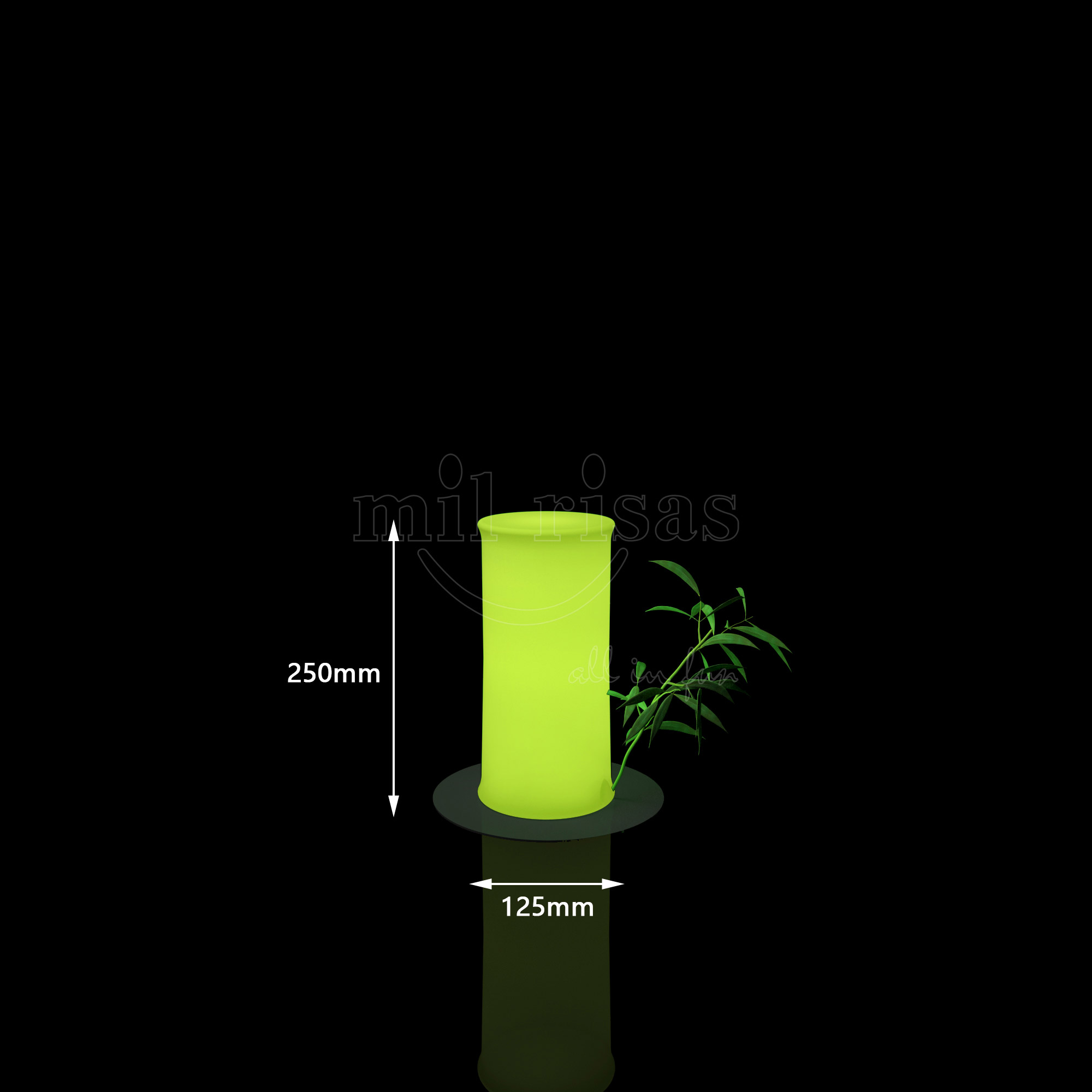 Glowing Bamboo LED Landscape Lights