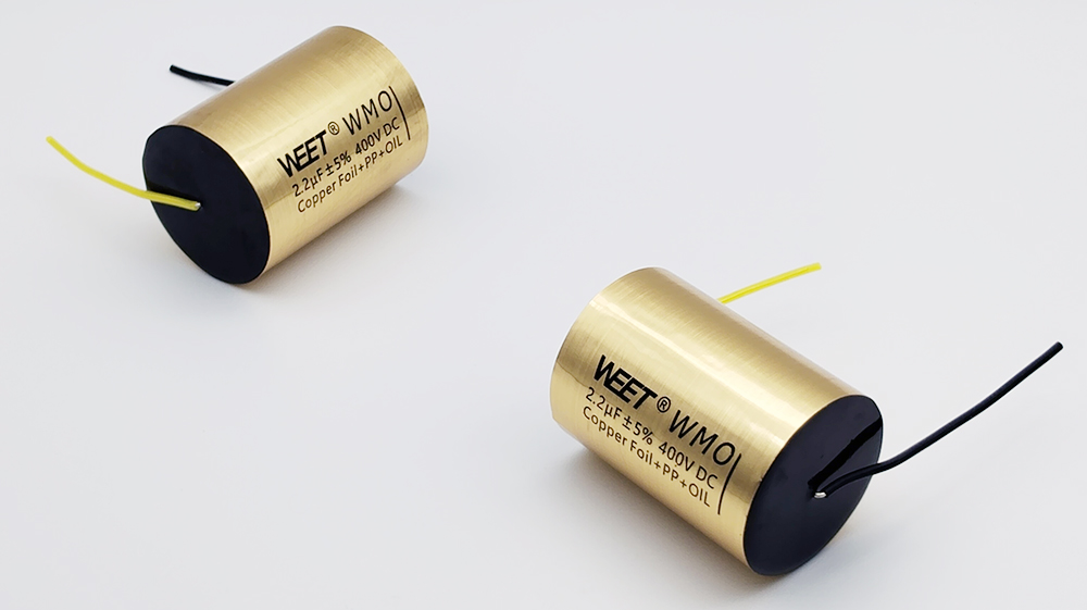 WEET WMO 2.2uF 225J 400V Pure Copper in Wax oil Compare with Duelund Capacitors