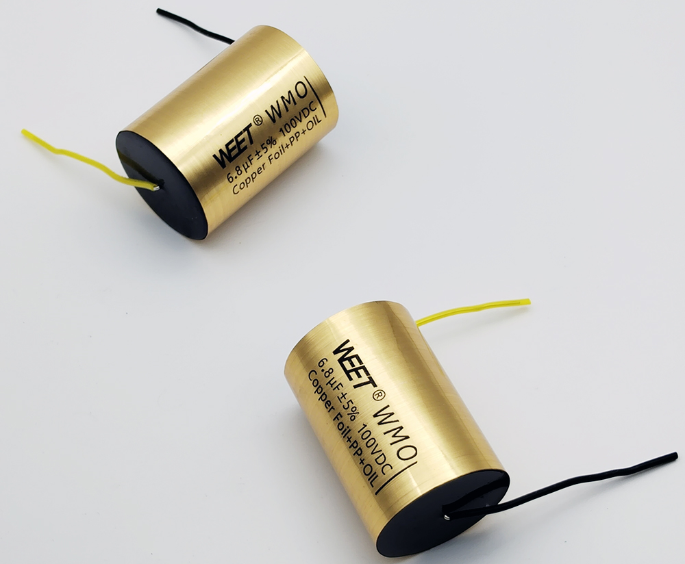 WEET 1PC WMO 6.8uF 685J 100V High Capacitance Copper Capacitors for Stage Audio