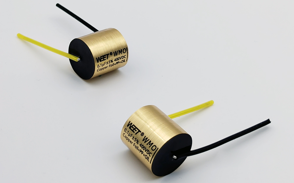 WEET WMO 0.1uF 104J 400V Copper Oil PP Film Audio Capacitors for Speakers