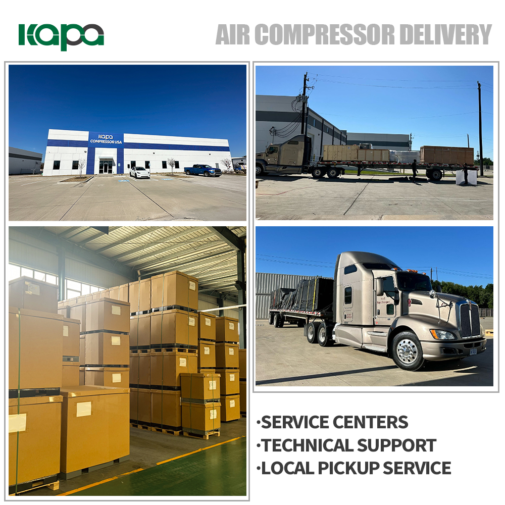 KAPA KQ 10HP/7.5KW Rotary Screw Air Compressor Electrical Phase: 3hp 220V Industrial Screw air Compressors for manufacturing and auto repair industries