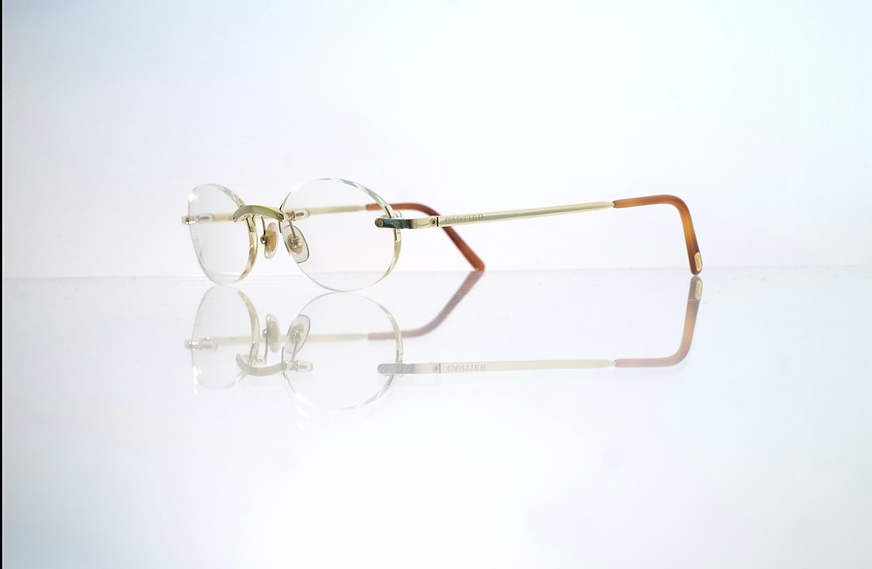 Cartier C Decor (Titanium) - Clear Lens