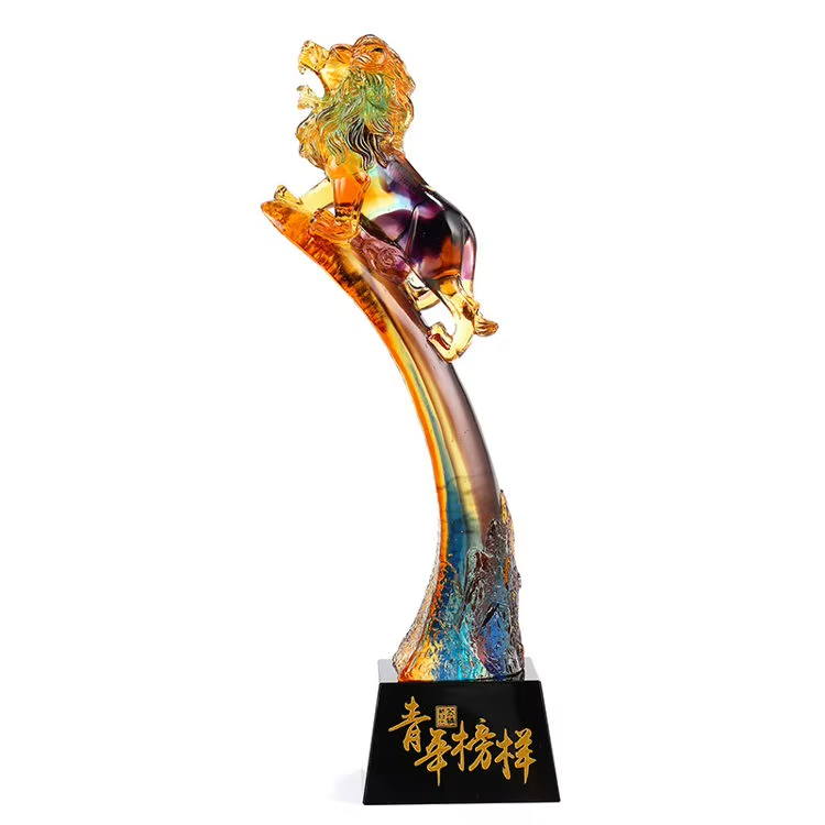 Lion glaze trophy