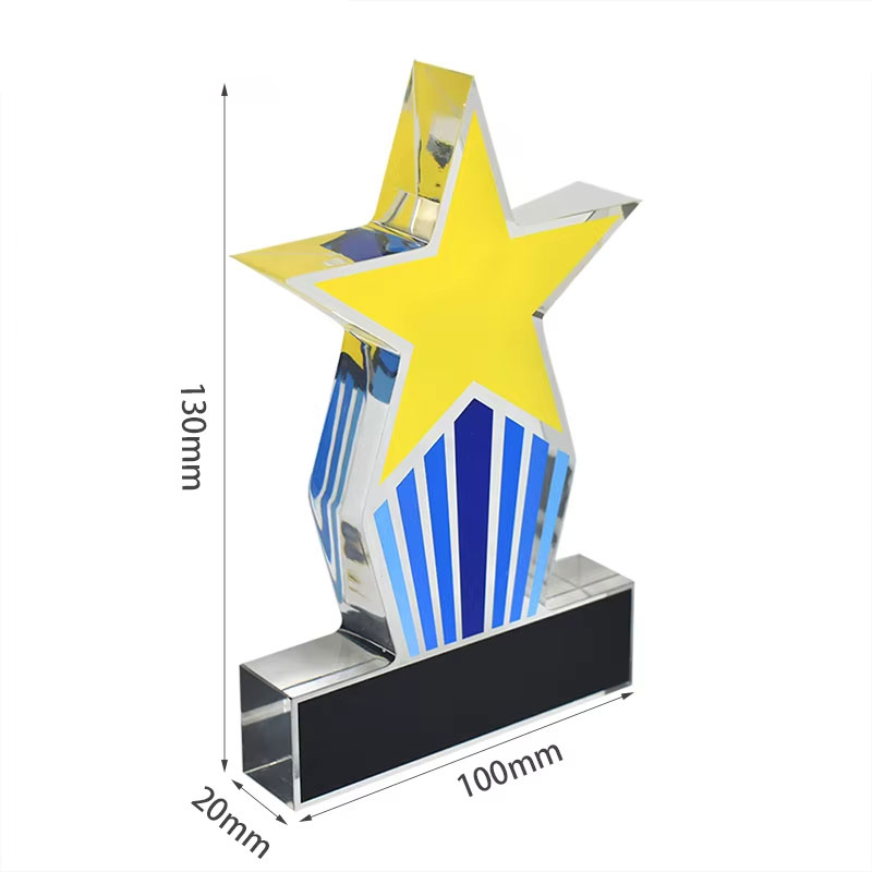 Acrylic star trophy
