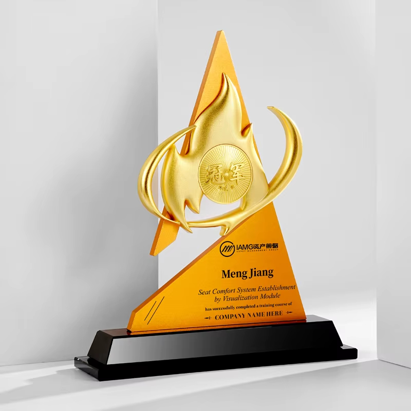 Sports metal trophy award