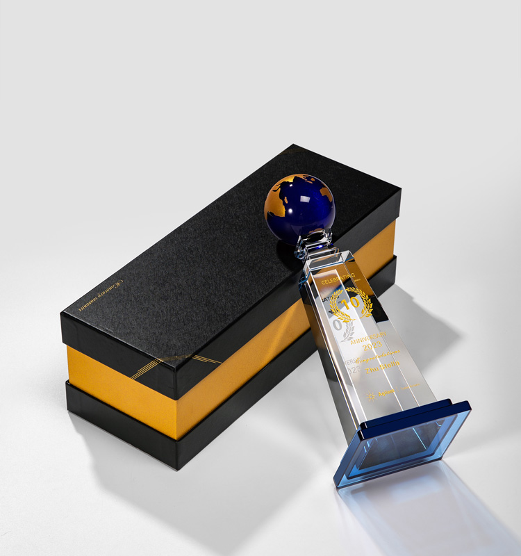 Crystal ball trophy