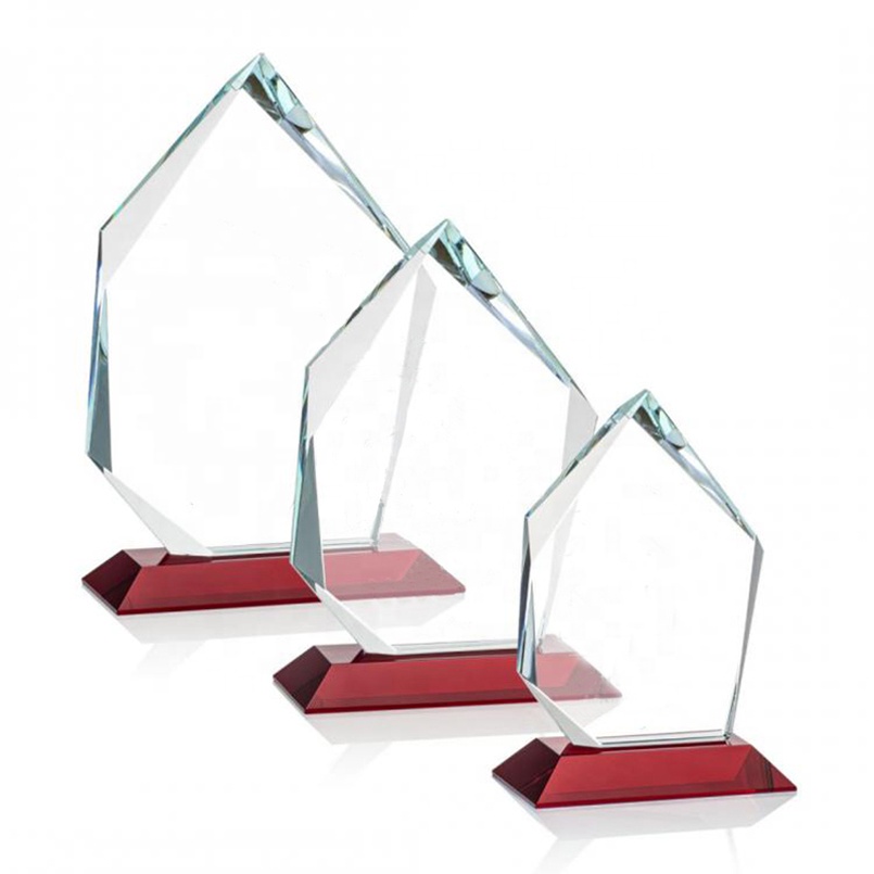 Custom glass trophies