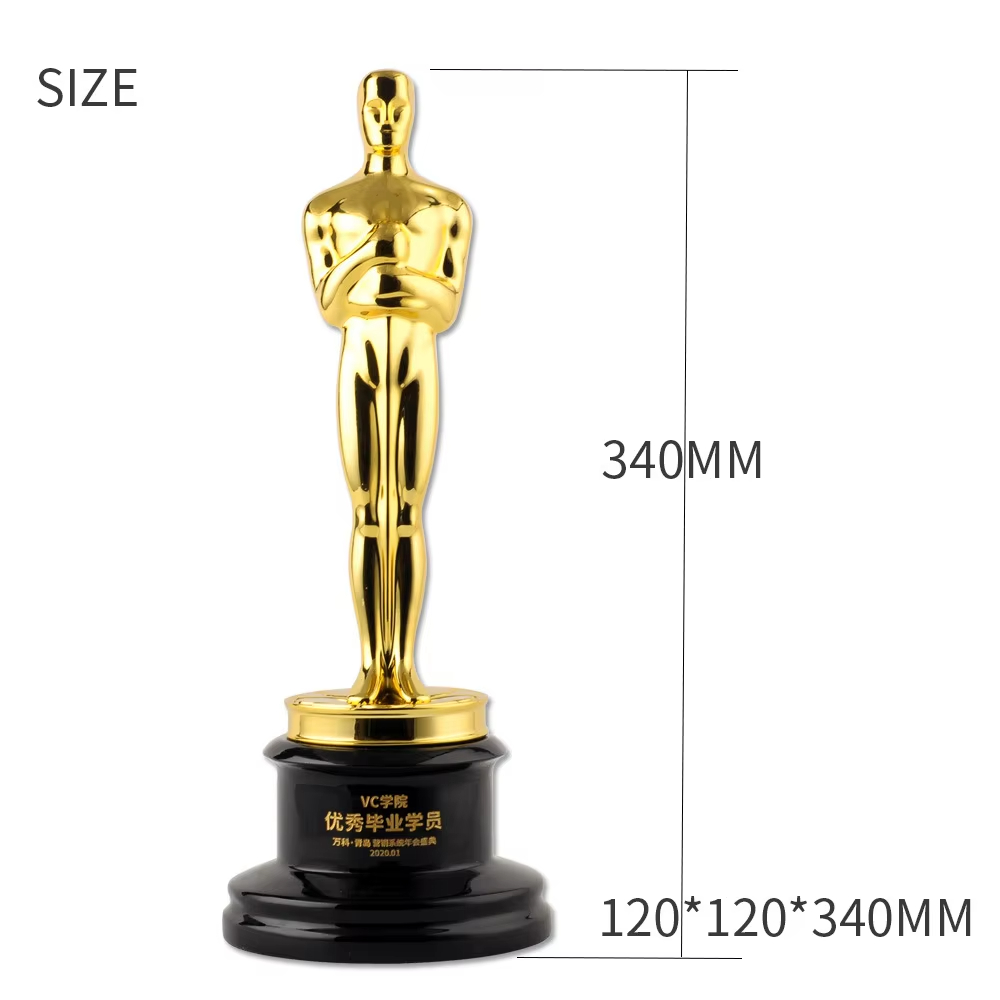 Oscar trophy replica