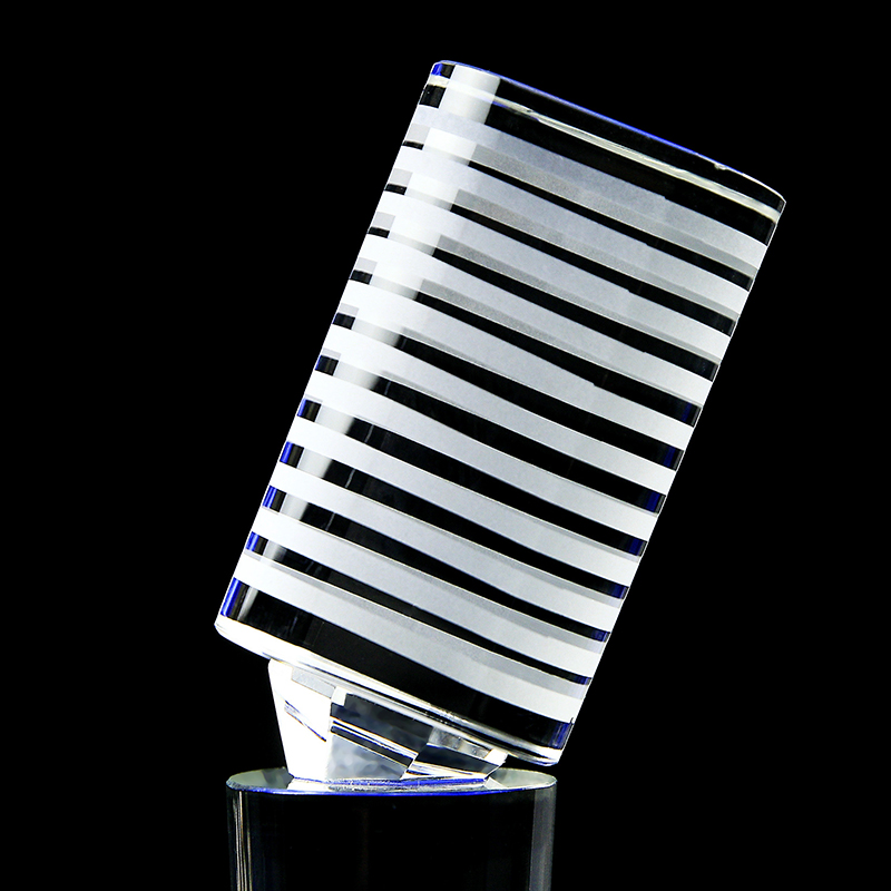Crystal Microphone Trophy