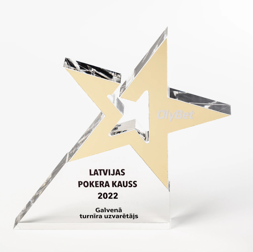 Gold star trophies