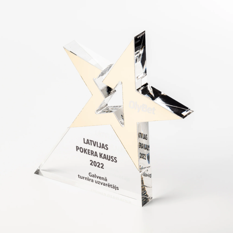 Gold star trophies
