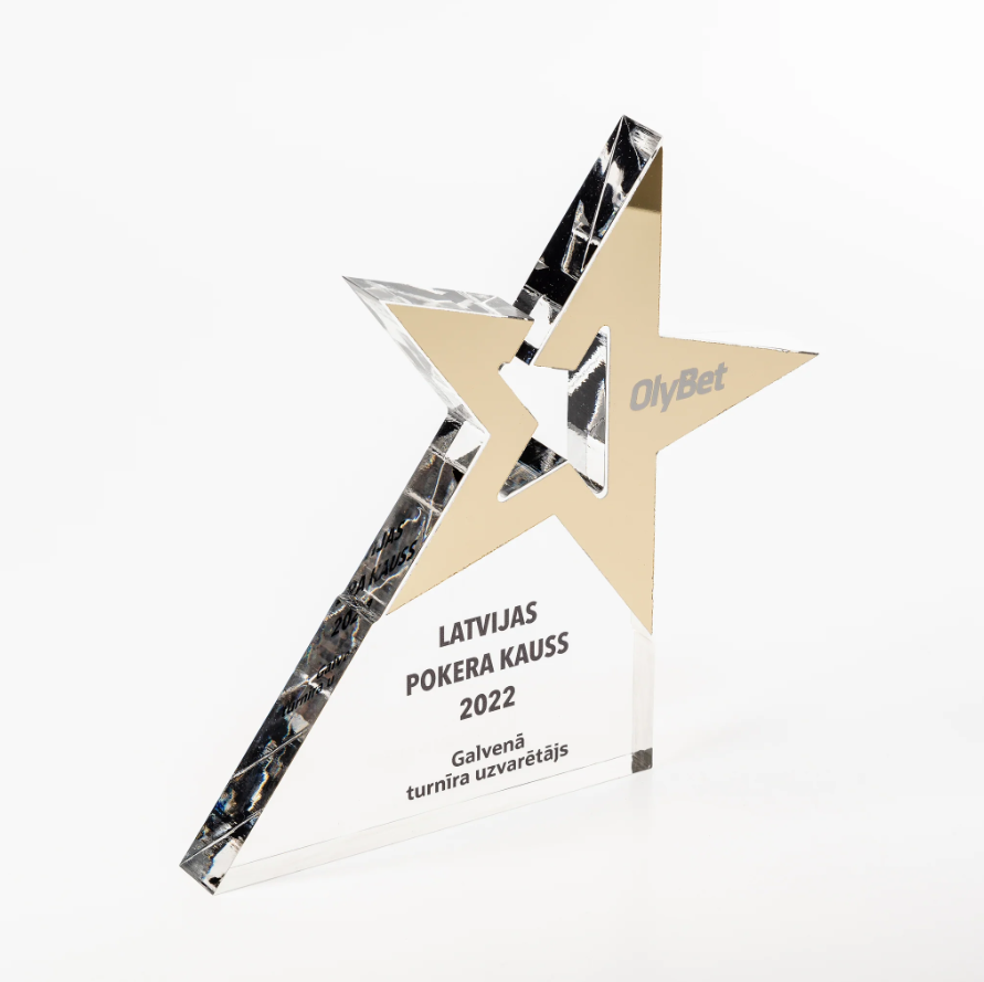 Gold star trophies