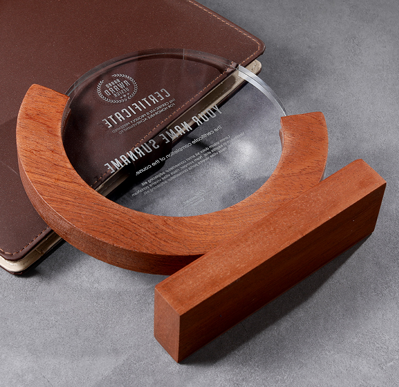 Wood trophy