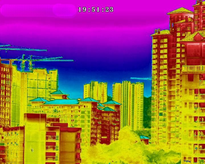 Monitoring distance 5KM environmental monitoring high altitude lookout with dual-spectrum high-definition 2 million thermal imaging PTZ camera