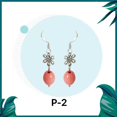 Tourmaline Natural Stone Ear Rings