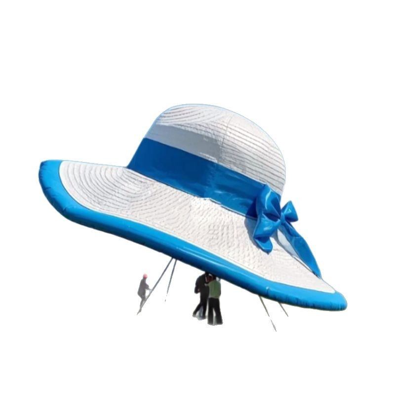 Large outdoor inflatable creative shade simulation hat