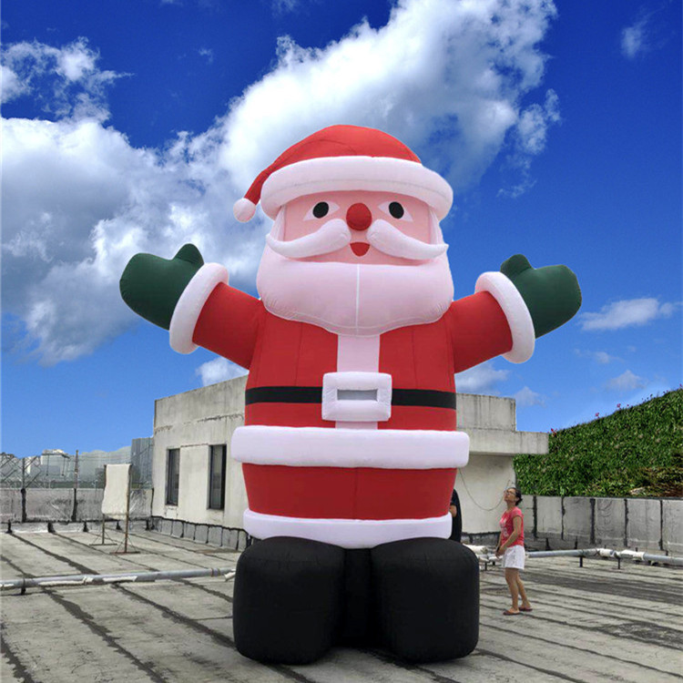 High-end custom inflatable Santa Claus Christmas arch