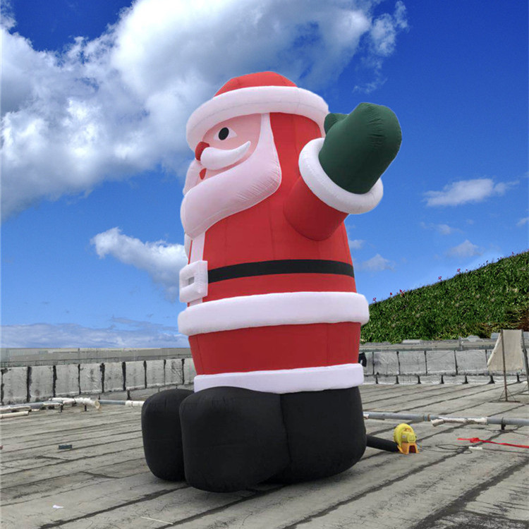 High-end custom inflatable Santa Claus Christmas arch
