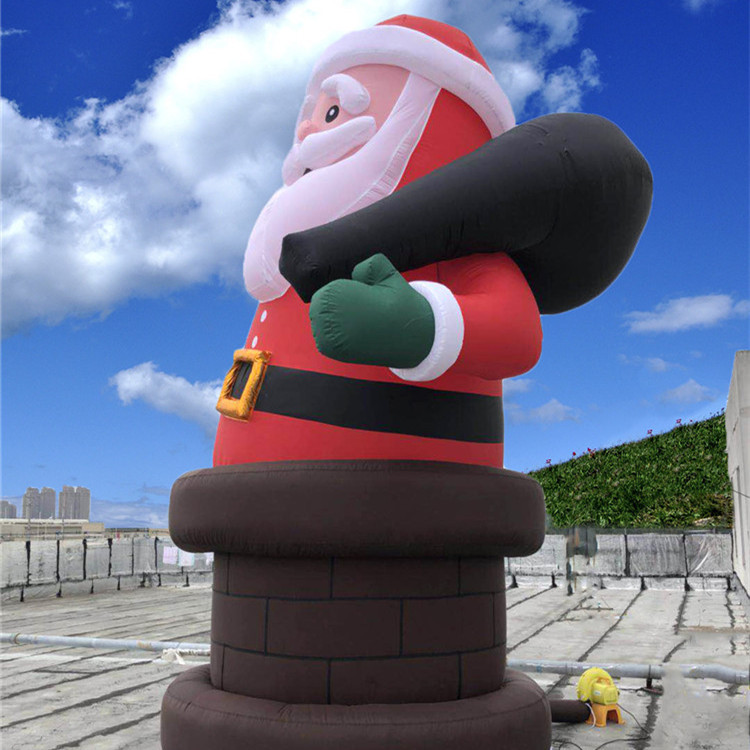 High-end custom inflatable Santa Claus Christmas arch