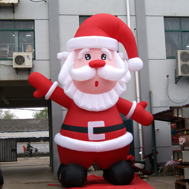 High-end custom inflatable Santa Claus Christmas arch
