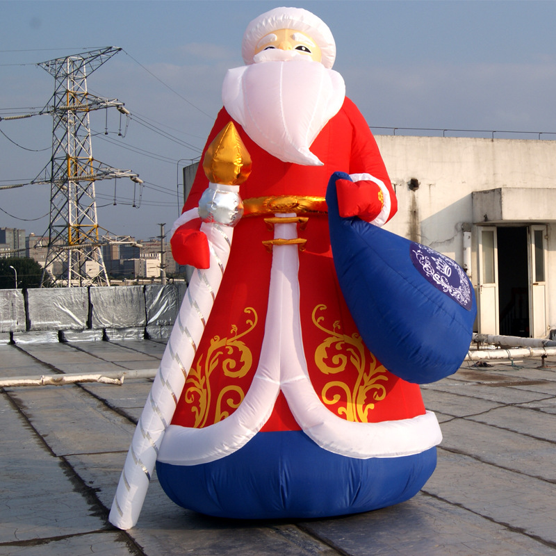 High-end custom inflatable Santa Claus Christmas arch
