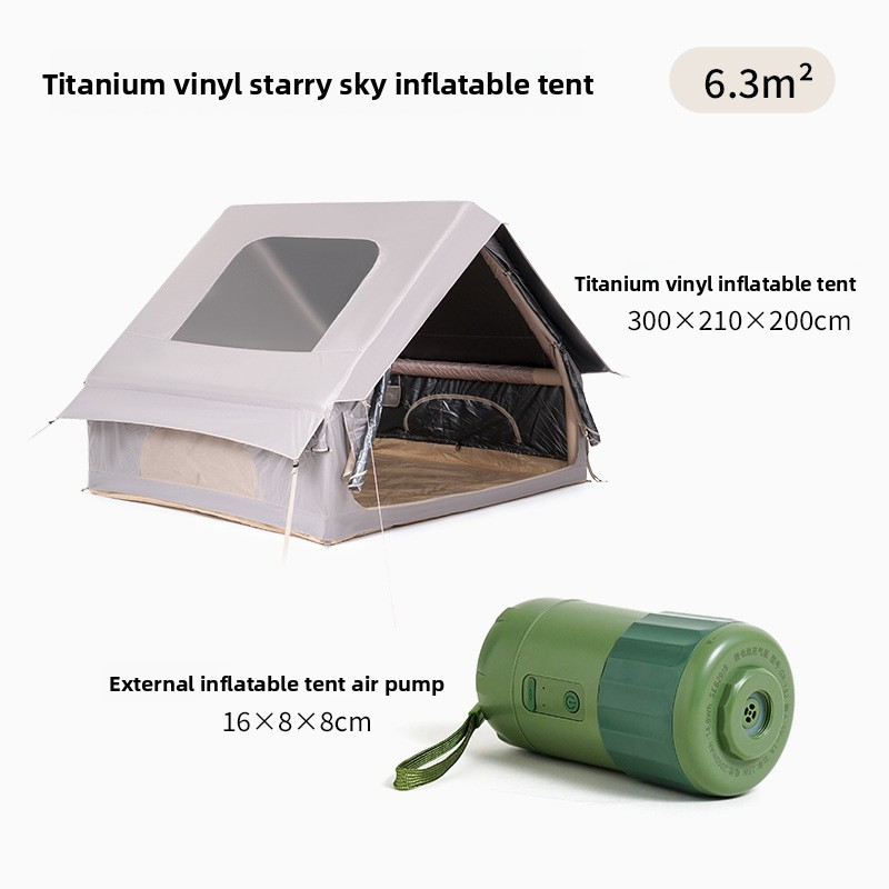 Winter Warm Thickened Outdoor Camping Inflatable Tent
