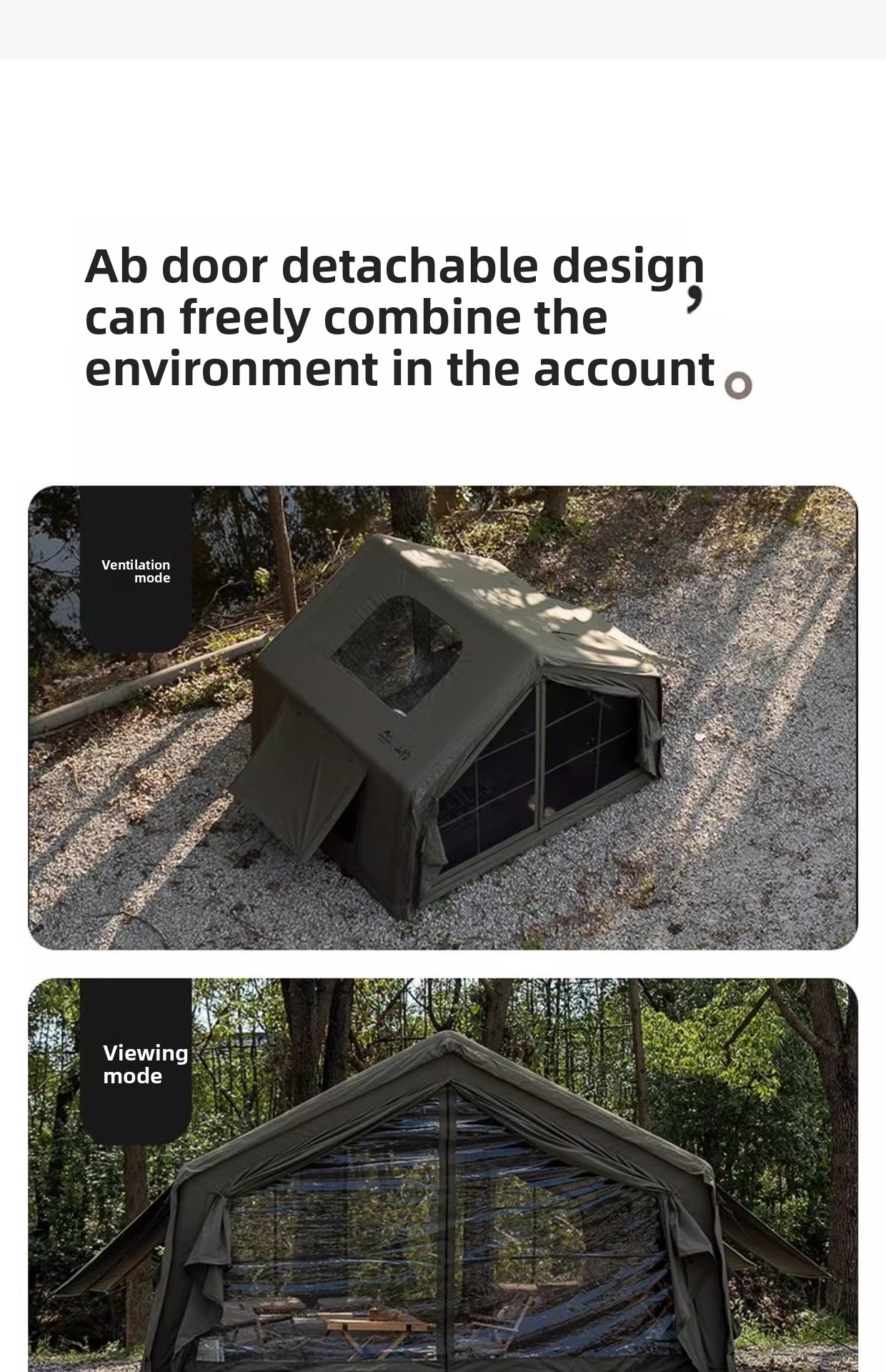 Winter outdoor temporary command post military green cotton fabric insulated canopy camping overnight automatic inflatable tent camping equipment