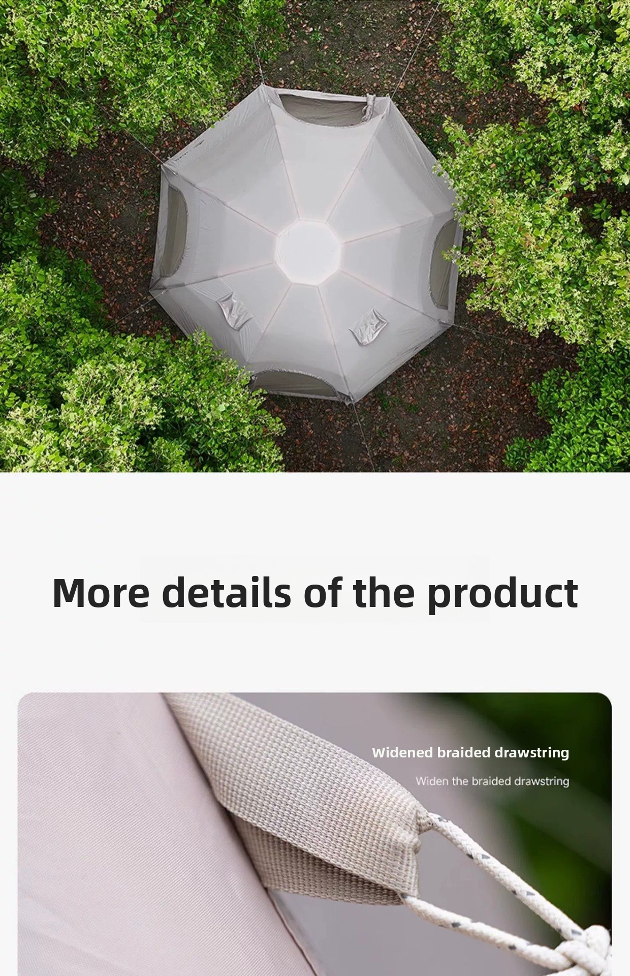 Spherical Automatic Inflatable Tent Castle 17 sq. m Outdoor Camping Warm Thickened Camping Overnight Complete Equipment Set