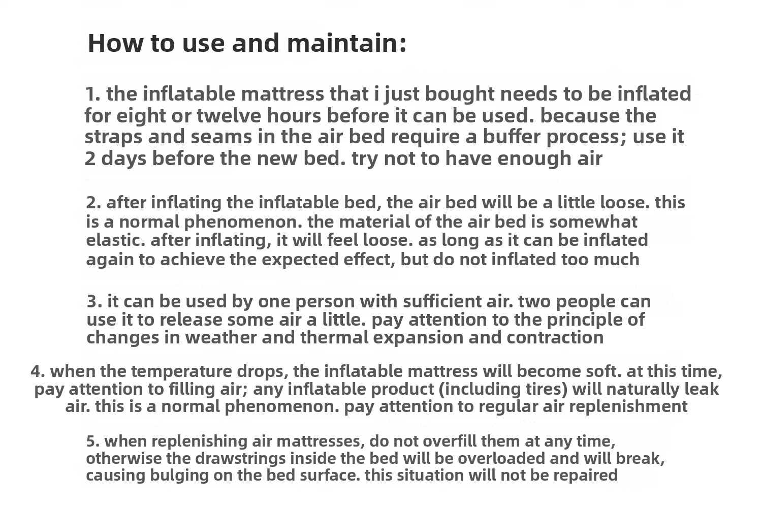 Outdoor Tent Inflatable Bed Home Use Ground Cover Camping Portable Fully Automatic Air Mattress