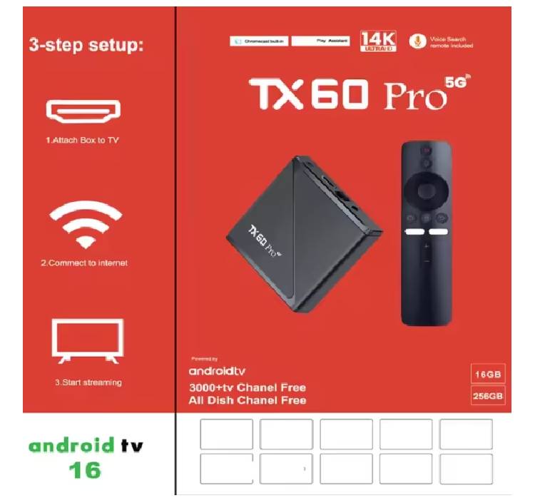 Tx 60 pro android TV Box allwiner H313 dual band 5G set top box