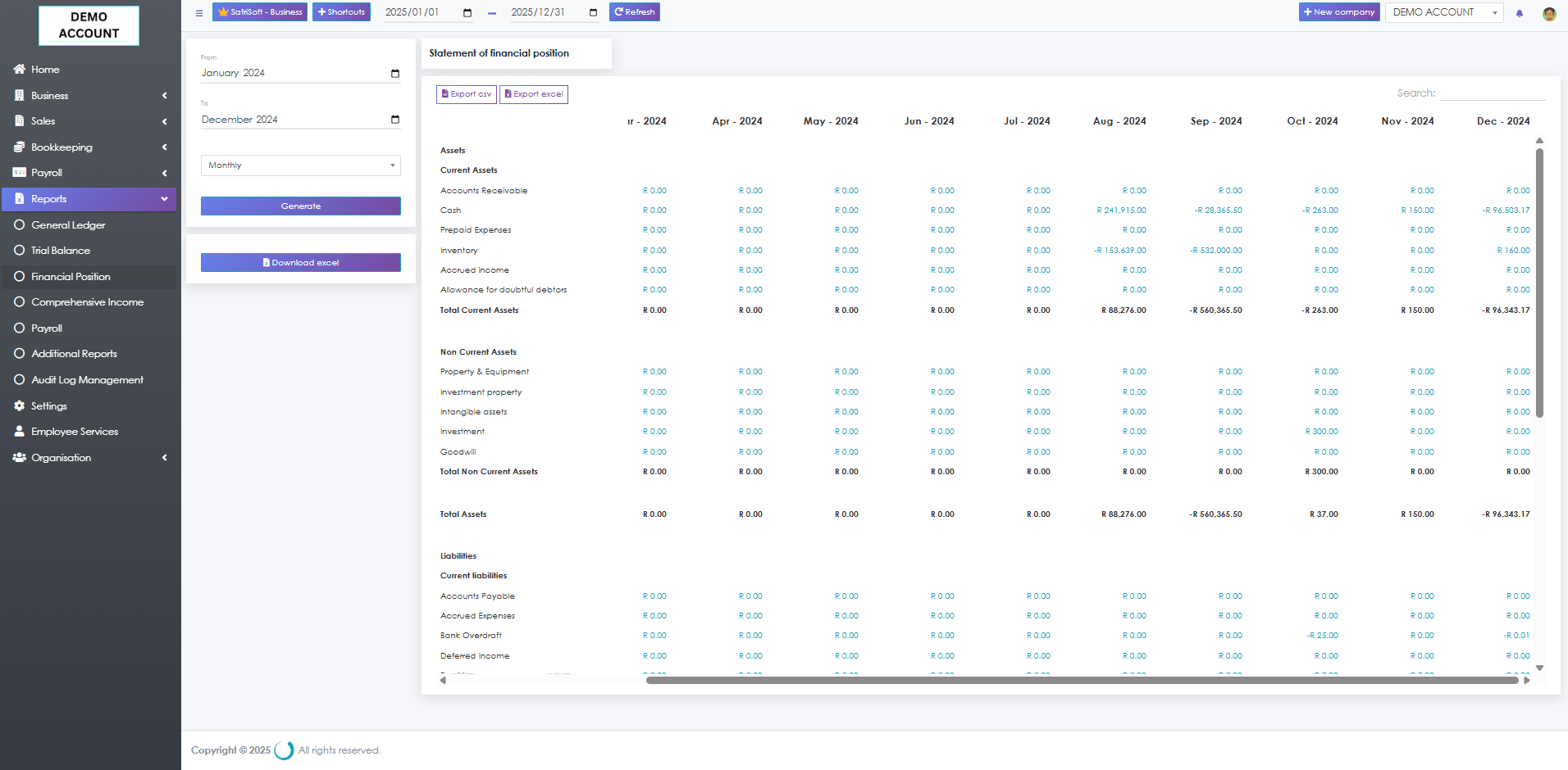 SafriSoft Business Management Software